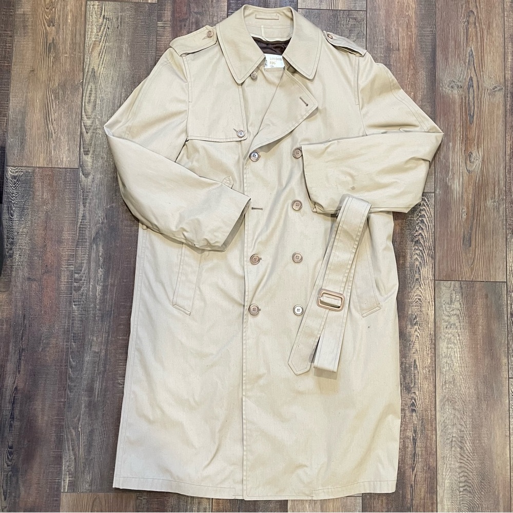 London fog trench coat